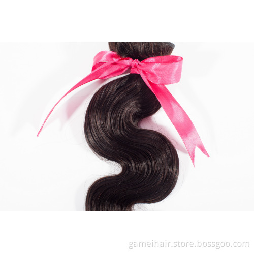 Unprocessed 10A Body Wave Virgin Hair Cuticle Aligned Peruvian Young Girl Donor Raw Human Hair Double Weft Extension BundBundles
